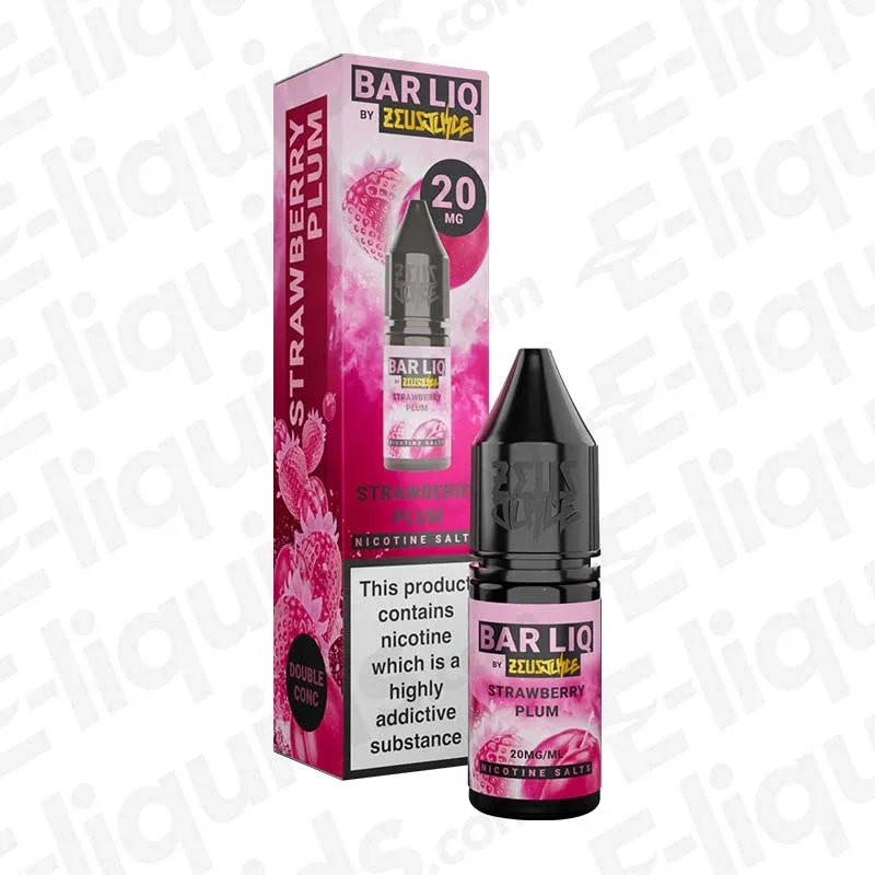 Zeus Juice Strawberry Plum Bar Liq Nic Salt
