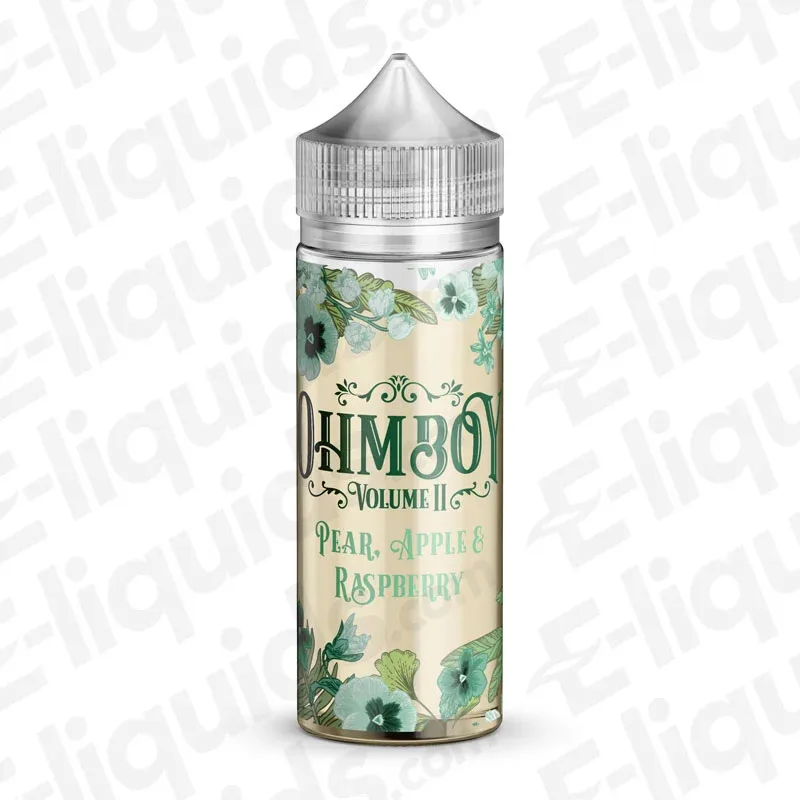 Ohm Boy Pear Apple Raspberry 100ml Shortfill Vape Juice