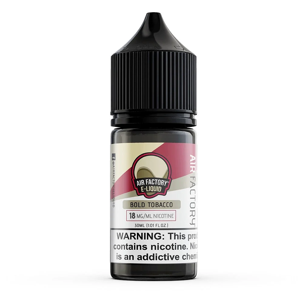 Air Factory Salt Bold Tobacco eJuice - Image 2