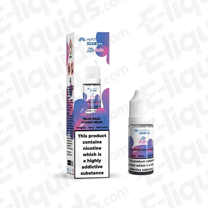 Hayati Pro Max Blue Razz Gummy Bear Ice Nic Salt