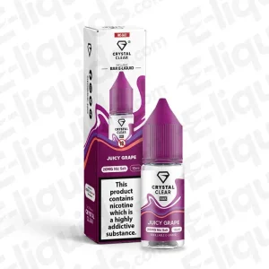 Crystal Clear Juicy Grape Nic Salt
