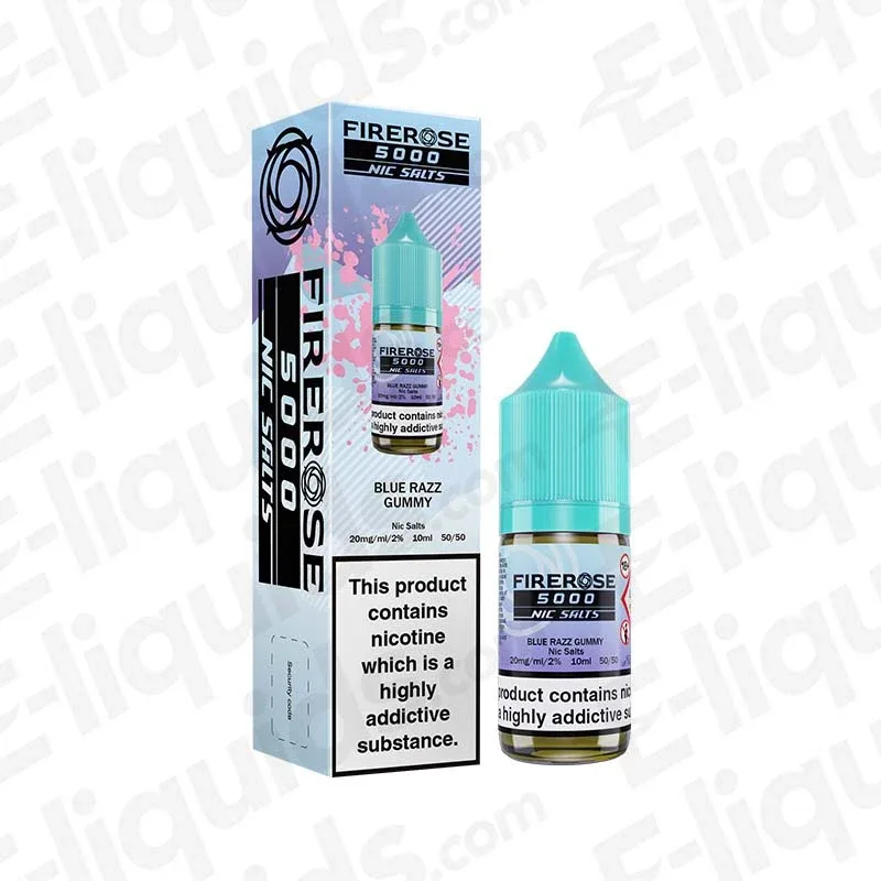 Elux Firerose 5000 Blue Razz Gummy Nic Salt