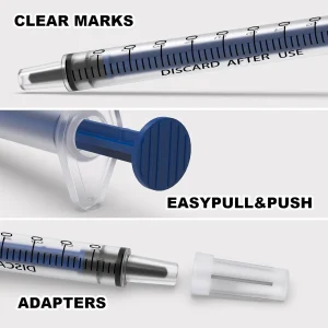 1mL Sterile Syringe For Precise Dosing
