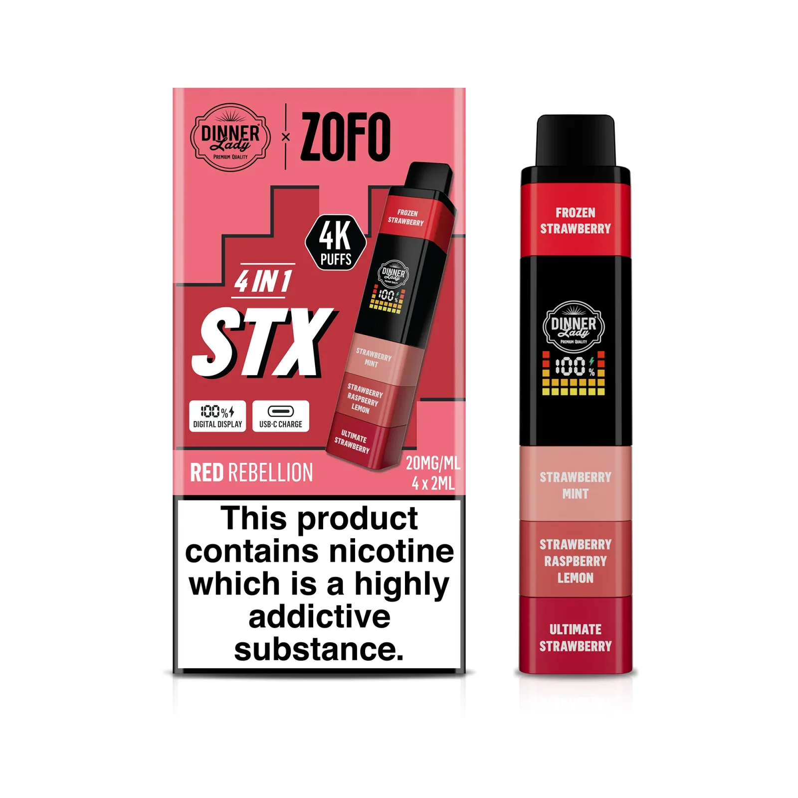 STX Red Rebellion 4 in 1 Kit - Image 2
