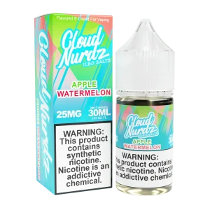 ICED Apple Watermelon SALT - Cloud Nurdz - 30mL