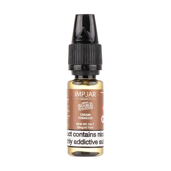 Cream Tobacco Nic Salt E-Liquid by Imp Jar Select