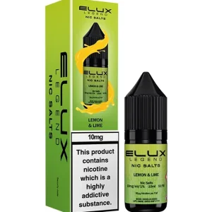Lemon & Lime Nic Salt E-Liquid - Elux Legend