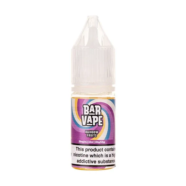 Rainbow Fruits Nic Salt E-Liquid by Bar Vape