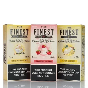 The Finest E-Liquid Creme De La Creme - No Nicotine Vape Juice - 120ml (DISCONTINUED)