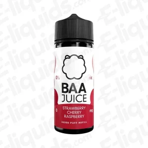 BAA Juice Strawberry Cherry Raspberry 100ml Shortfill Vape Juice