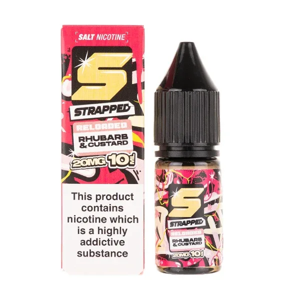 Rhubarb Custard Nic Salt E-Liquid by Strapped Reloaded