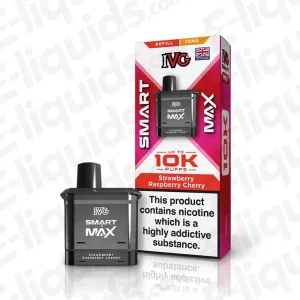 IVG Smart Max 10mg Strawberry Raspberry Cherry Prefilled Pod