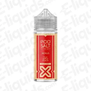 Pod Salt Nexus Fuji Apple Peach 100ml Shortfill Vape Juice