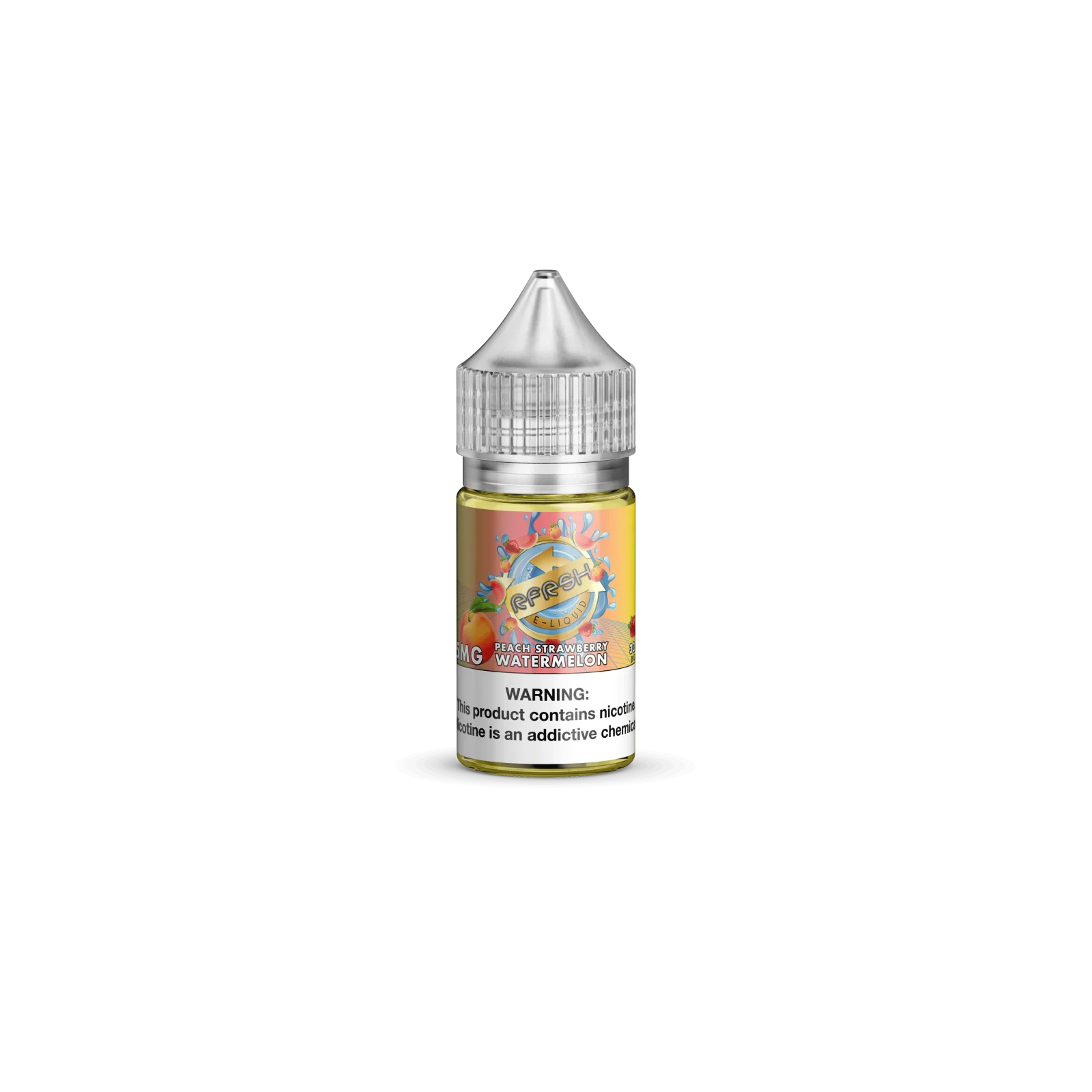 RFRSH Peach Strawberry Watermelon SALT - North Shore Vapor - 30mL
