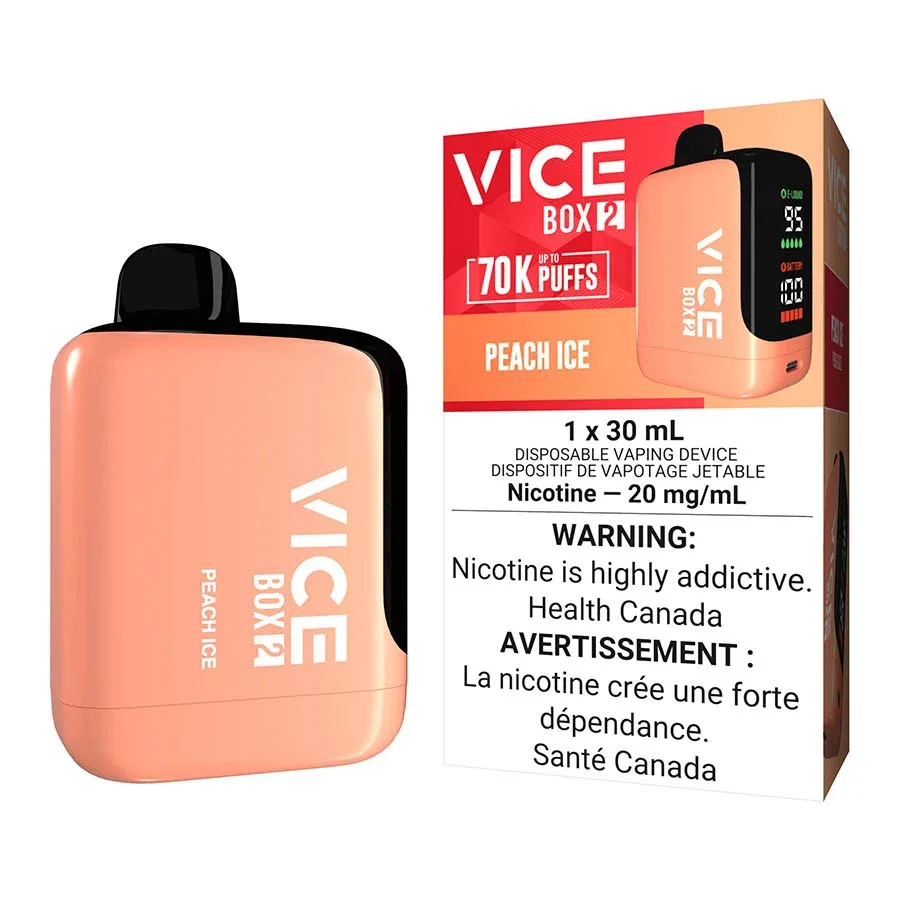 Vice Box 2 Disposable Vape Device - Peach Ice