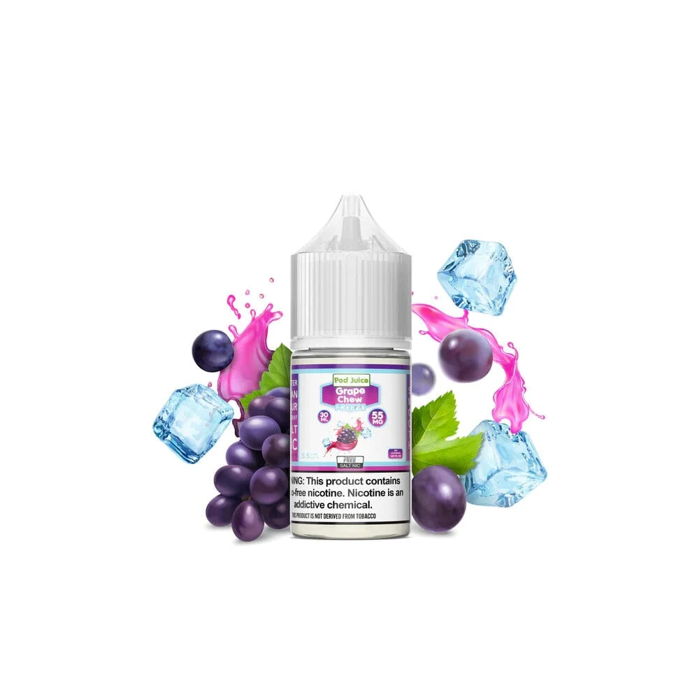 Grape Chew Freeze Salt by POD JUICE E-Liquid 30ml
