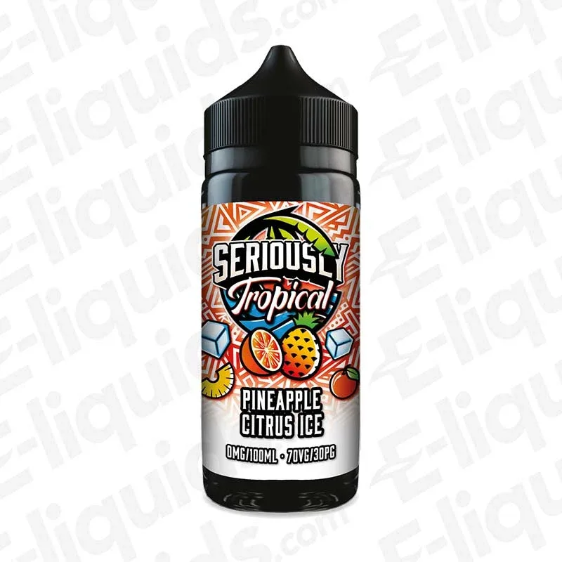 Doozy Vape Co Pineapple Citrus Ice Seriously Tropical 100ml Shortfill Vape Juice
