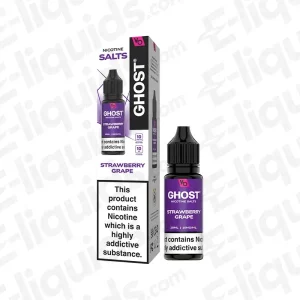Vapes Bars Ghost Strawberry Grape Nic Salt