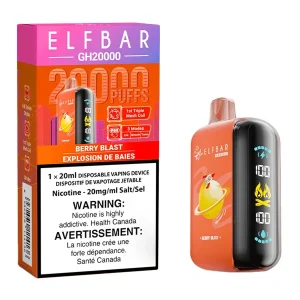 Elf Bar GH20K Disposable Vape Device - Berry Blast  20ml