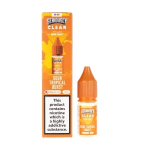 Sour Tropical Burst Nic Salt E-Liquid by Seriously Clear