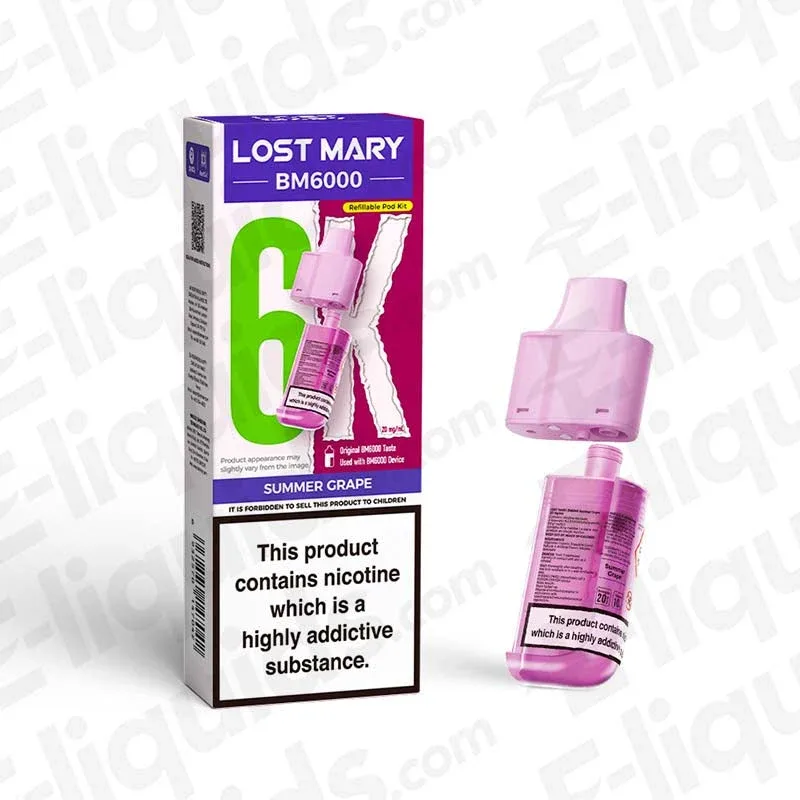 Lost Mary BM6000 Summer Grape Prefilled Pod