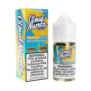 Cloud Nurdz Salt Blue Razz Peach (Salt Nicotine) – 30mL