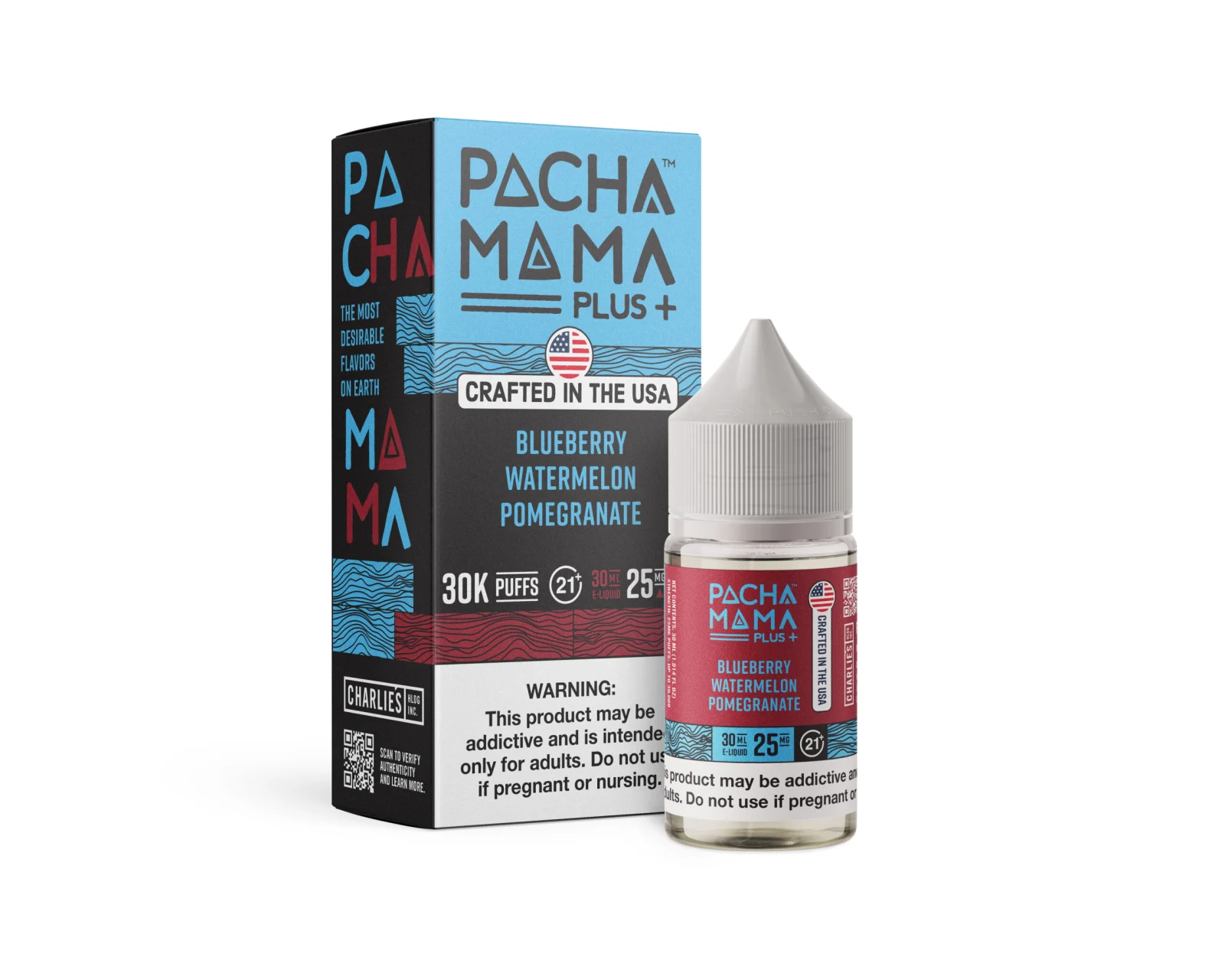 Blueberry Watermelon Pomegranate Pachamama + Nixodine Salts 30mL