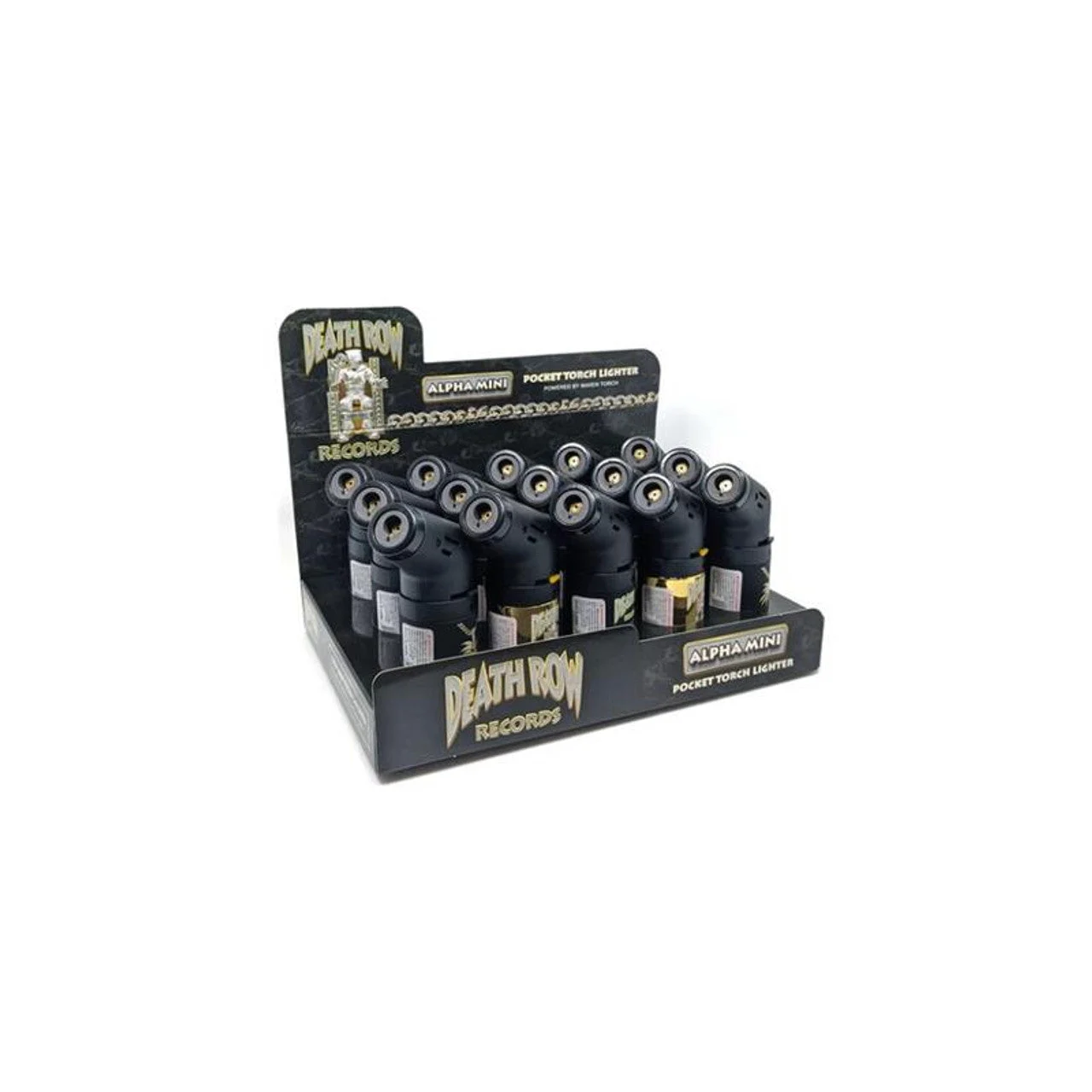 Death Row Records (DSPLY 15pc)(Lighter) DRTR0002 Alpha Mini Torch (SAS)