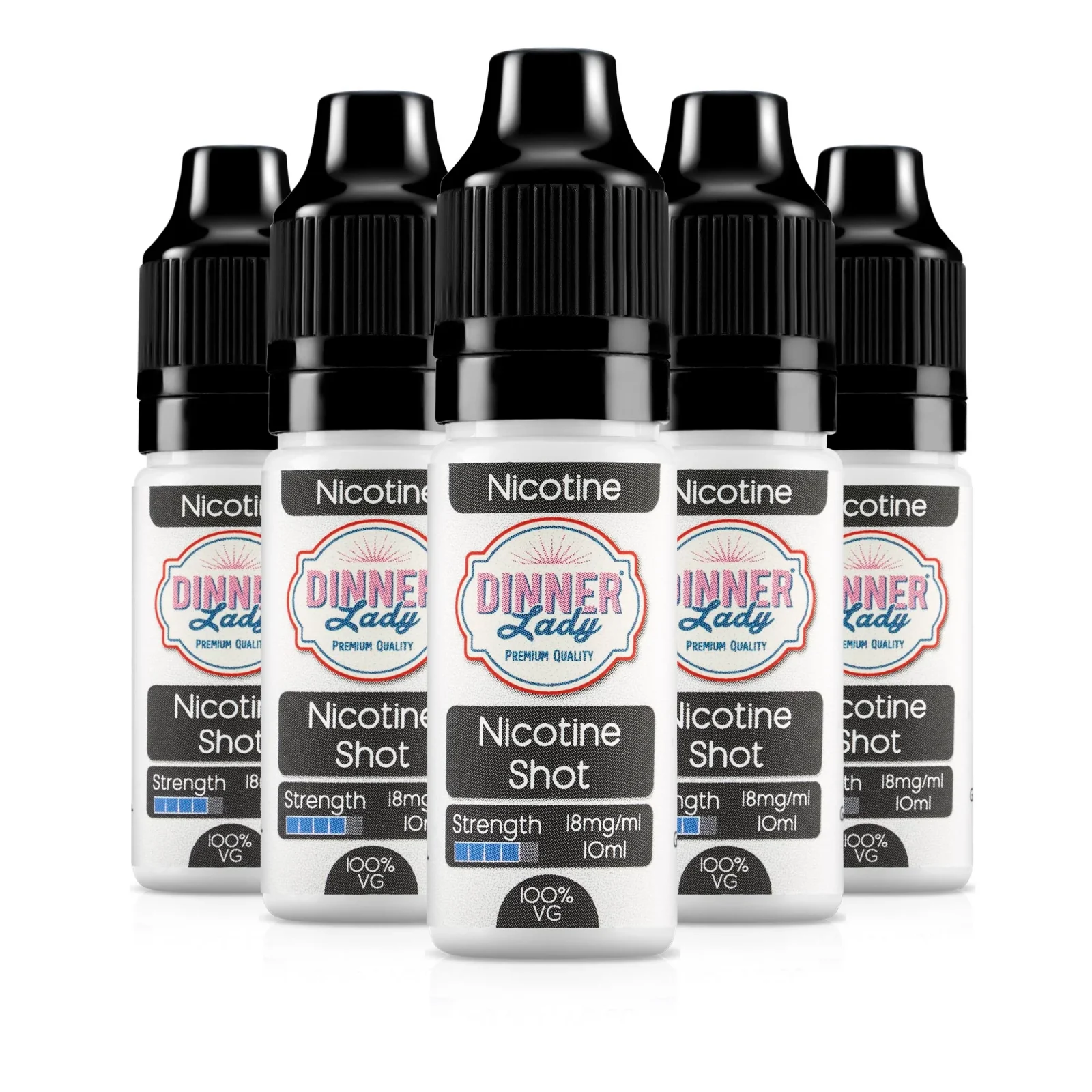 5 Bottles - Nicotine Shot 10ml 18mg - Image 2