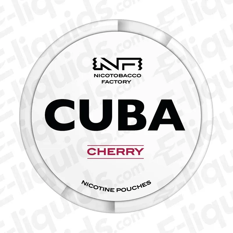 CUBA White Cherry Nicotine Pouches