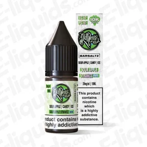 Ruthless Bar Saltz Sour Apple Strawzz on Ice Nic Salt