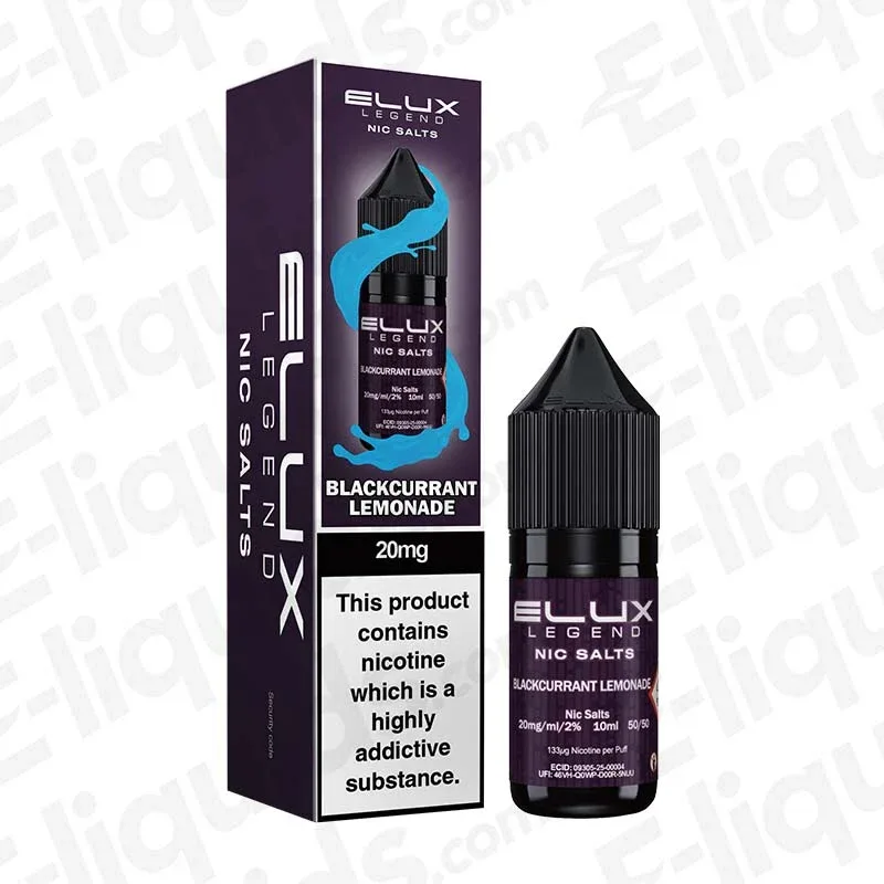 Elux Legend Blackcurrant Lemonade Nic Salt