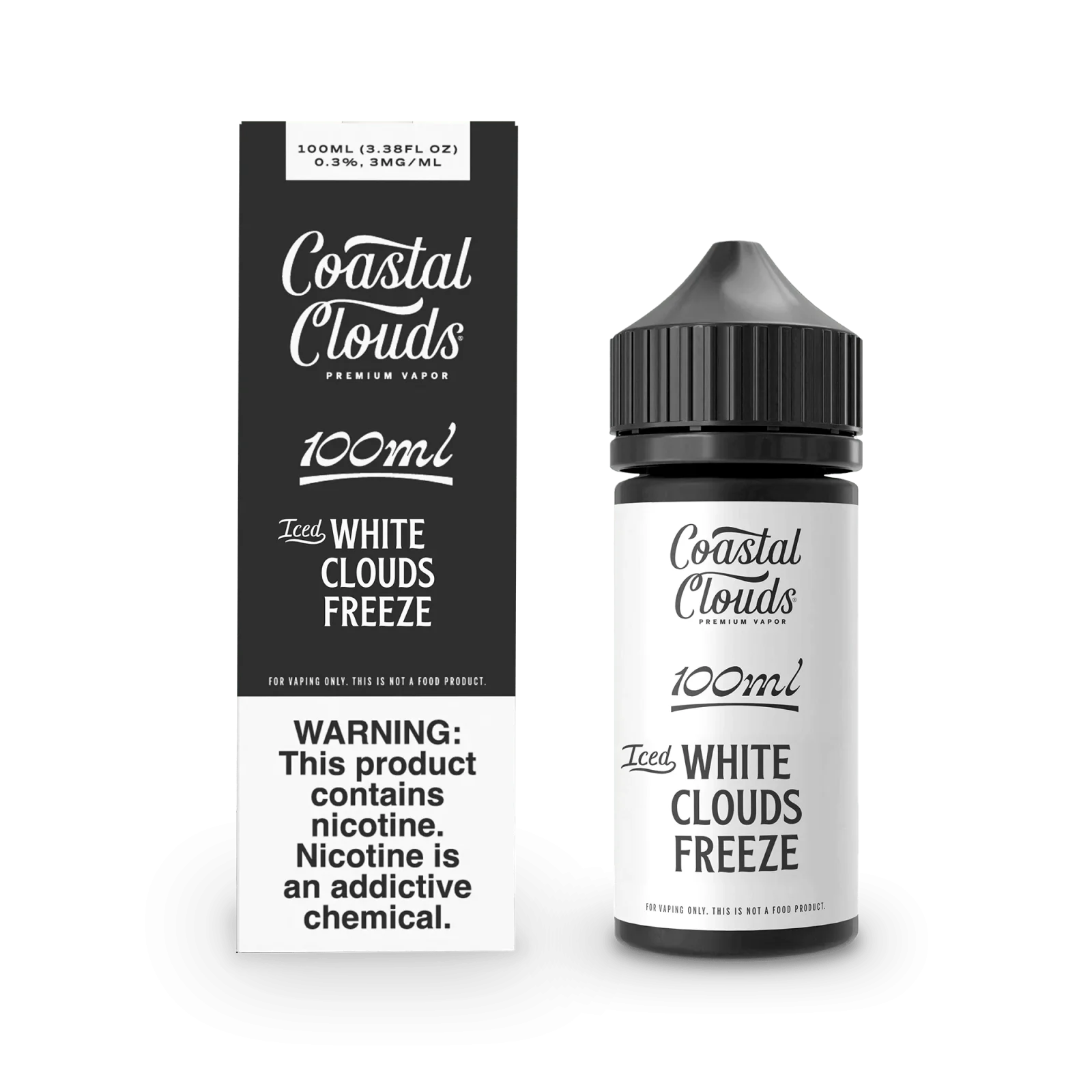 ICED White Clouds FREEZE - Coastal Clouds - 100mL