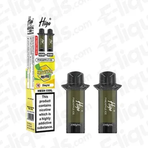 Higo Krystal Pro 600 Pineapple Ice Prefilled Pods 2 Pack