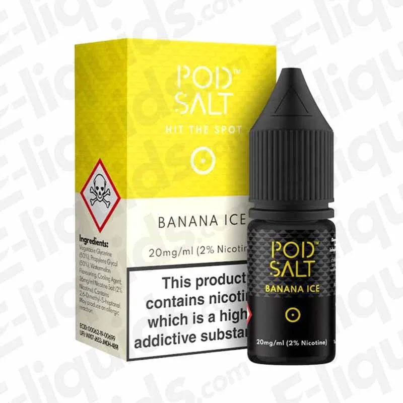 Pod Salt Banana Ice Nic Salt