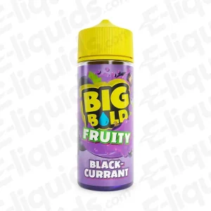 Big Bold Fruity Blackcurrant Shortfill Vape Juice