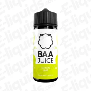 BAA Juice Lemon Lime 100ml Shortfill Vape Juice