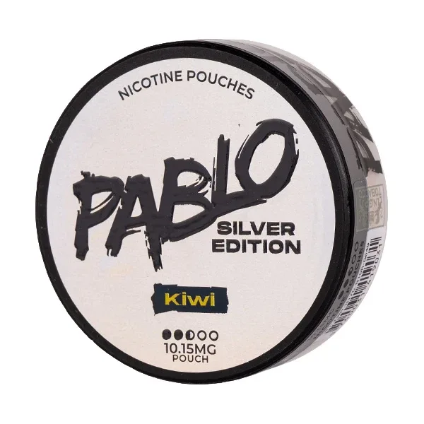 Kiwi Silver Edition Nicotine Pouches by Pablo