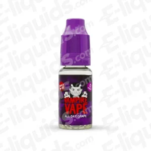 Vampire Vape All Day Grape 50/50 Vape Juice