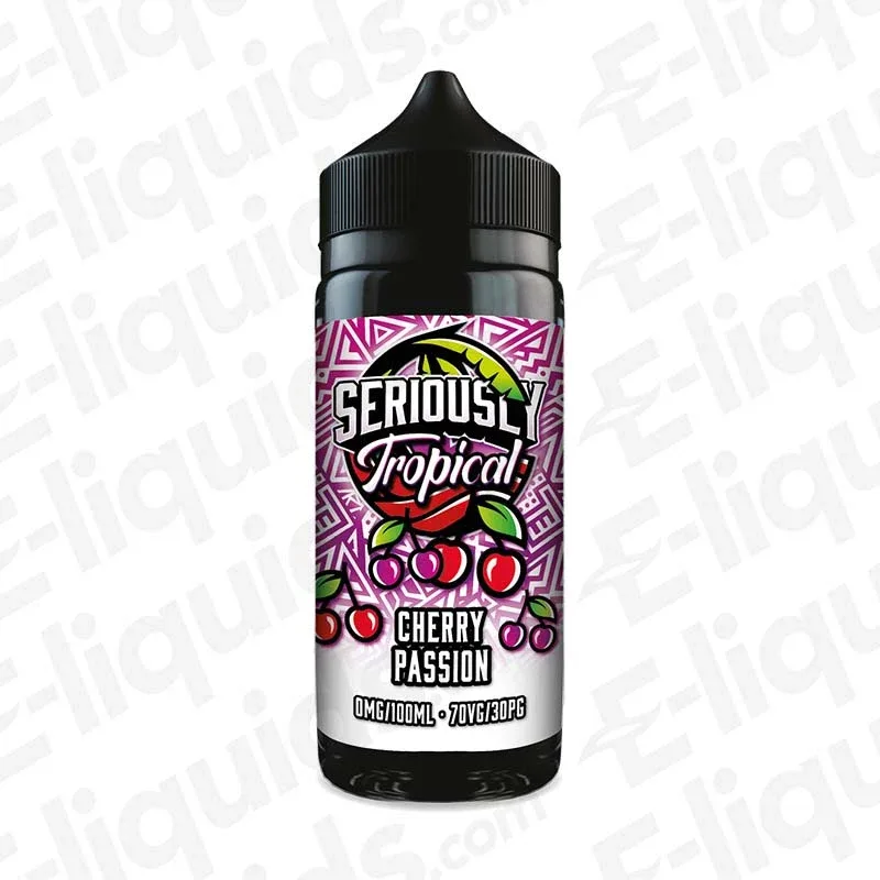 Doozy Vape Co Cherry Passion Seriously Tropical 100ml Shortfill Vape Juice