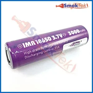 Efest Purple IMR18650 3000mAh 3.7V 35A High Drain Battery - Flat Top