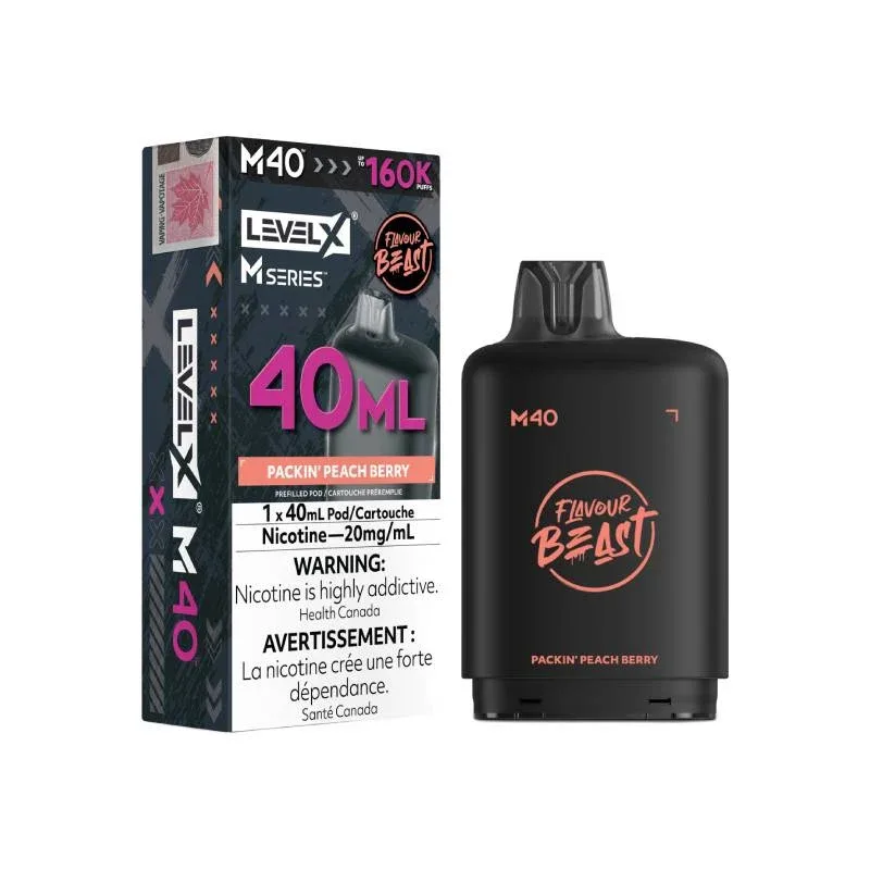 Level X M40 Series - Packin' Peach Berry 160K Pods