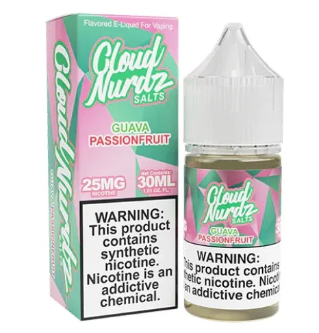 Cloud Nurdz Salts Guava Passionfruit