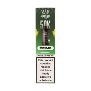 Grape Mint 50K Hypermax Prime Prefilled Pod + Refill by Al Fakher