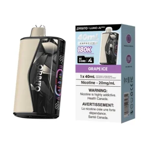 Orbito 180K Disposable Vape - Grape Ice