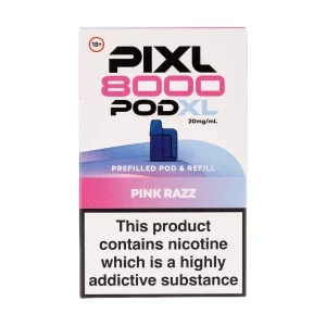 Pink Razz Pixl 8000 Prefilled Pod + Refill Pack
