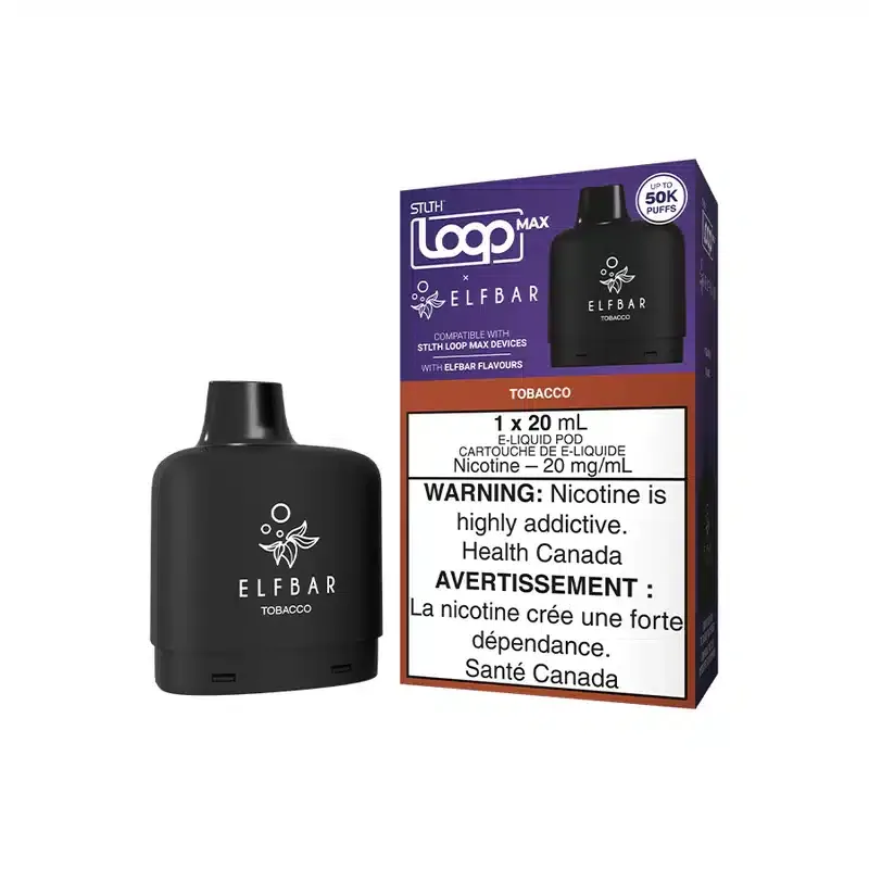 STLTH LOOP MAX x ELFBAR Tobacco (4/box)