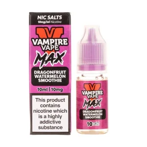 Dragonfruit Watermelon Smoothie Nic Salt E-Liquid by Vampire Vape Max