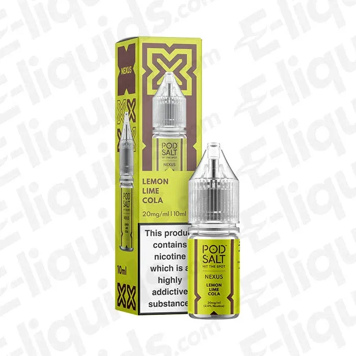 Pod Salt Nexus Lemon Lime Cola Nic Salt