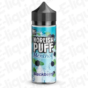 Moreish Puff Menthol Blackberry Menthol 100ml Shortfill Vape Juice